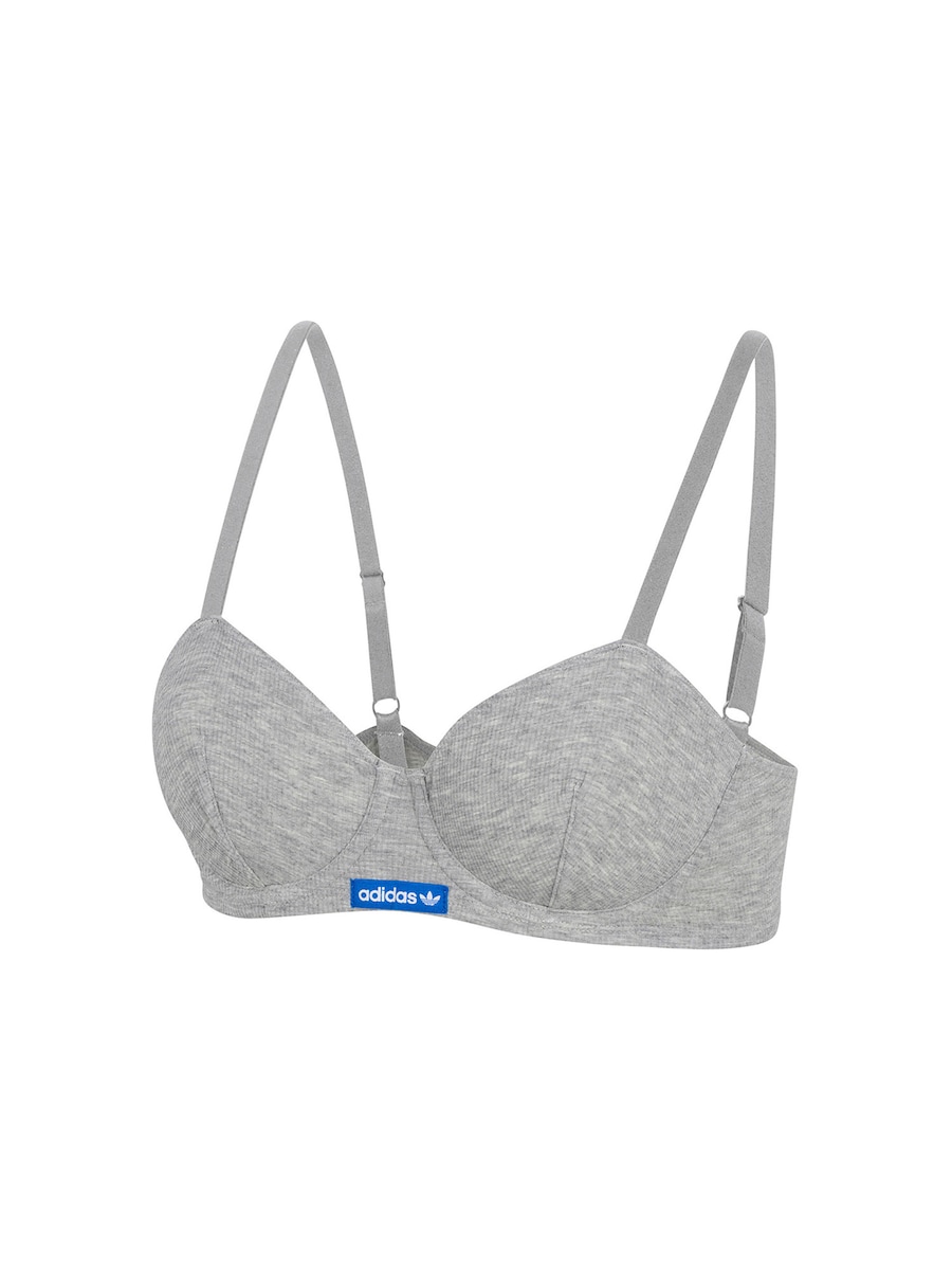 

Бюстгальтер ADIDAS ORIGINALS Originals Retro Rib, Mottled Grey