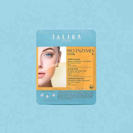 Маска для лица Talika — Биоэнзимная после загара, увлажняющая и успокаивающая с биоцеллюлозой, для ухода «как — фото 2