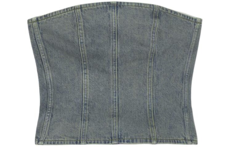 

Топ без бретелек женский синий Cos