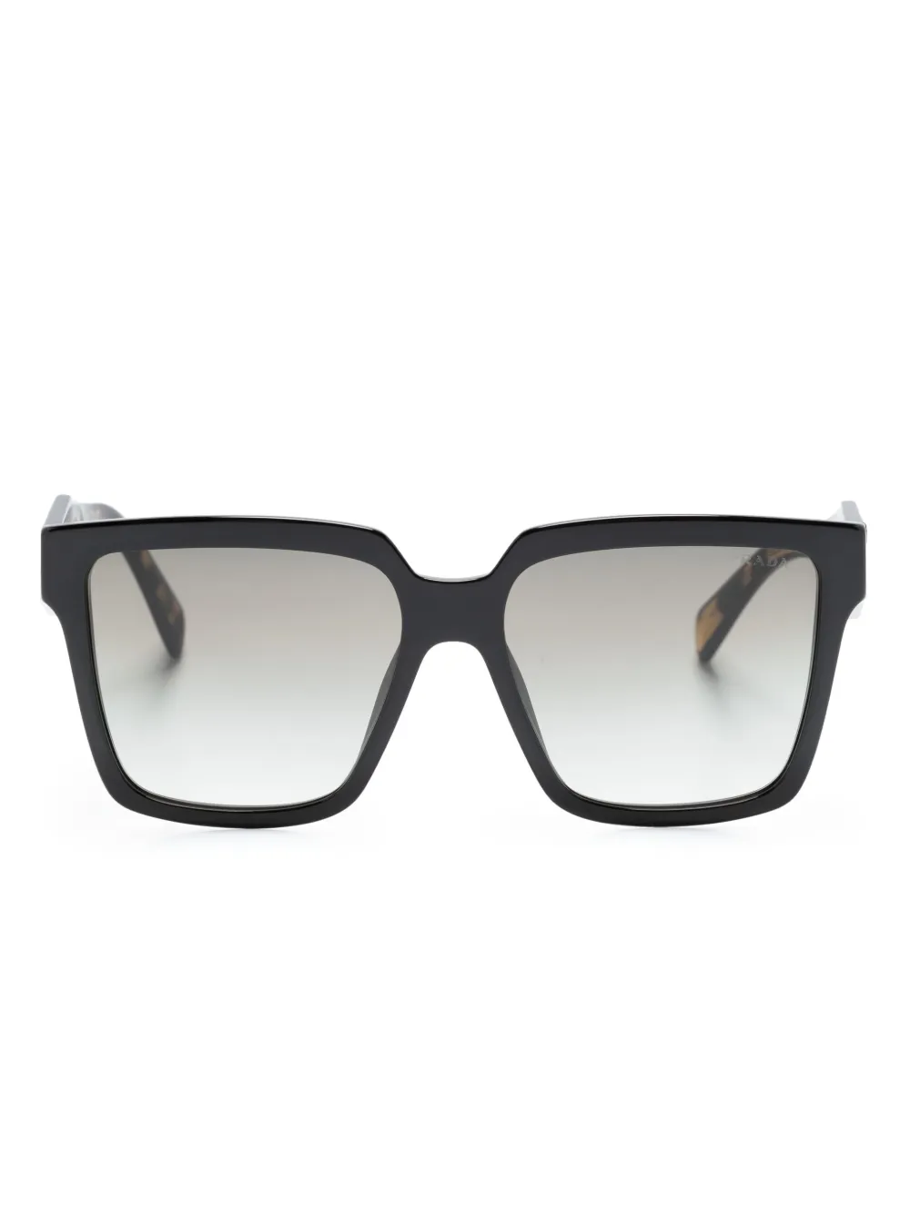 

Солнцезащитные очки в квадратной оправе Prada Eyewear, черный