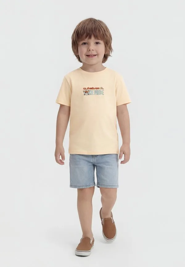Футболка с принтом пиратов из фильма «один кусок» Quiksilver, Bone White