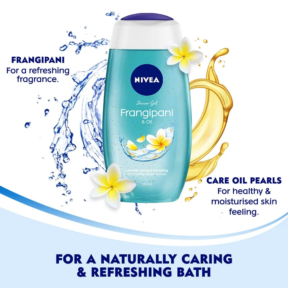 Гель для душа Nivea «Франжипани и масло», 250 мл Nivea — фото 3