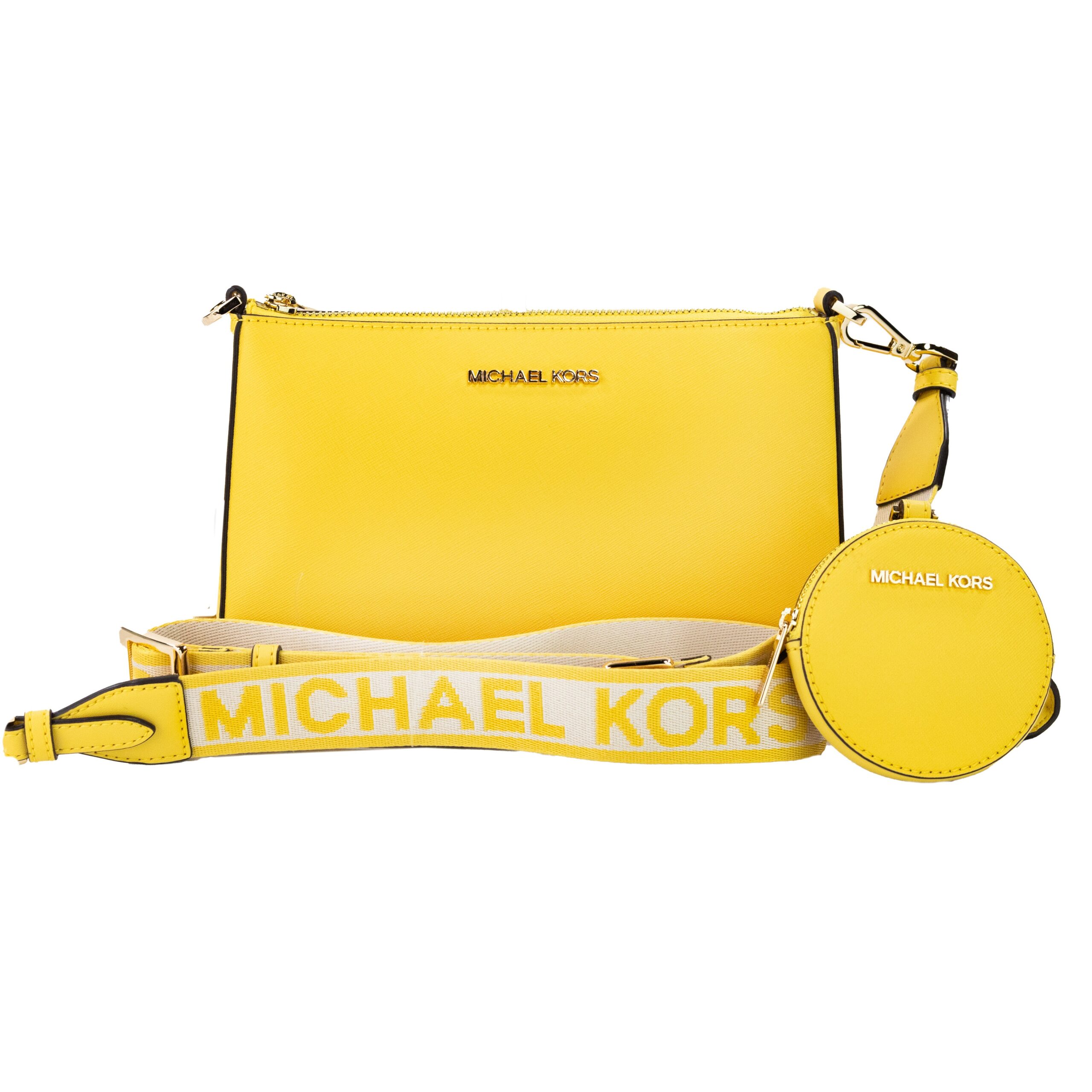 

Сумка-кошелек Jet Set Daffodil Vegan Crossbody Tech Attachment Michael Kors