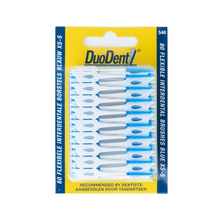 

Межзубной гибкий ершик Xs-S синий Duodent
