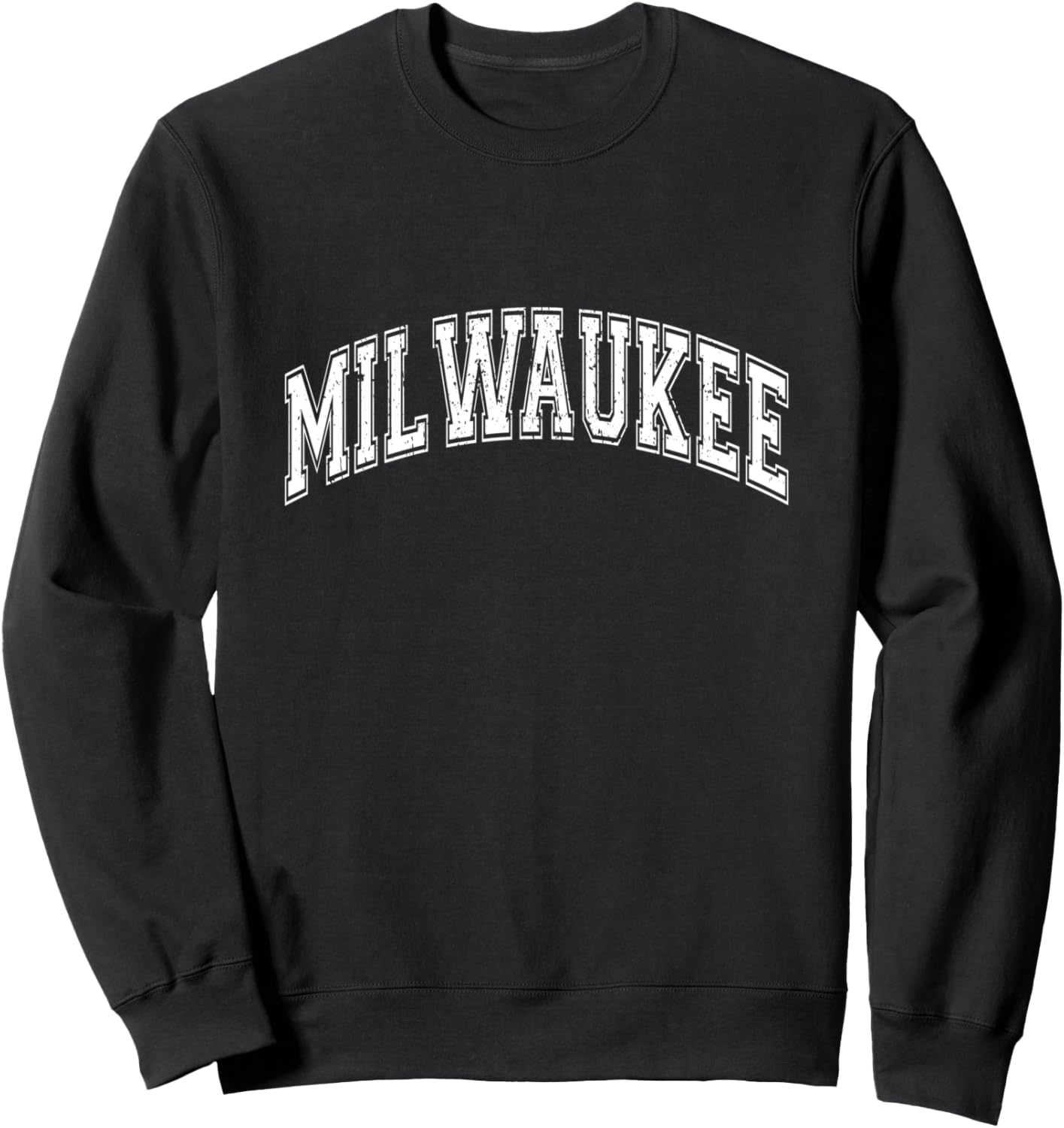 

Классическая винтажная спортивная толстовка Milwaukee Classic из Висконсина Milwaukee City Apparel Shop, черный