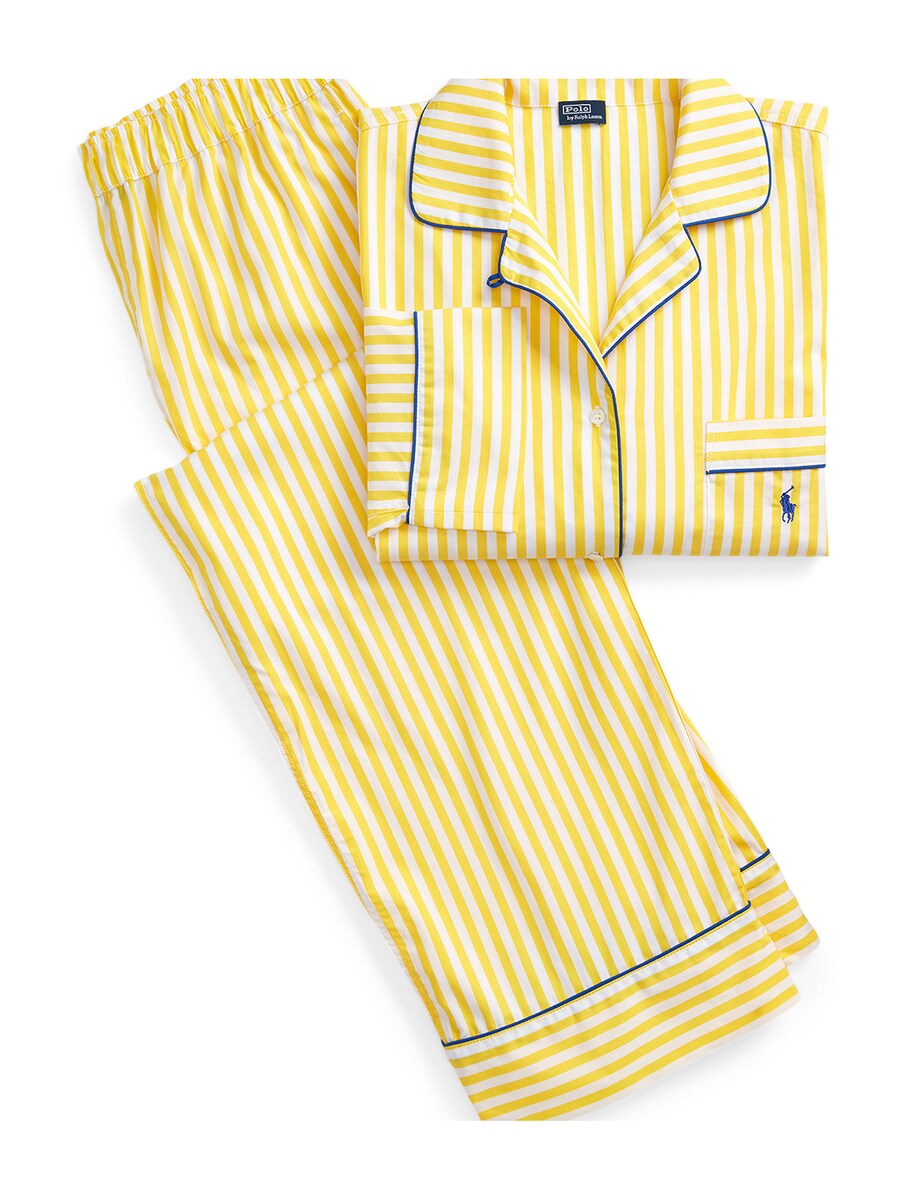 

Пижама Polo Ralph Lauren Madison PJ Set - Shirting Stripes, желтый