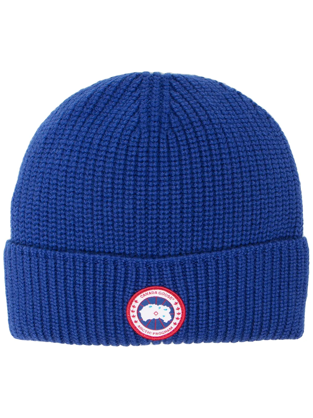 

Шапка бини с нашивкой-логотипом Canada Goose, синий
