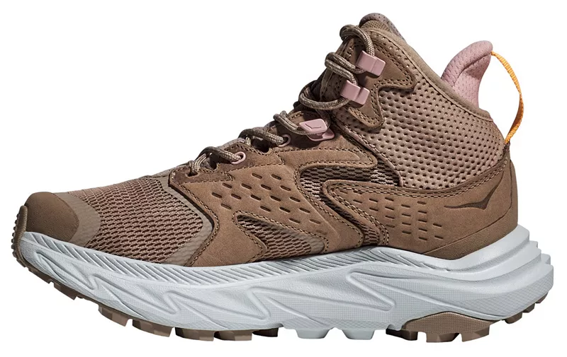 Женские ботинки HOKA Anacapa 2 Mid GTX на шнуровке походные, коричневый — фото 2