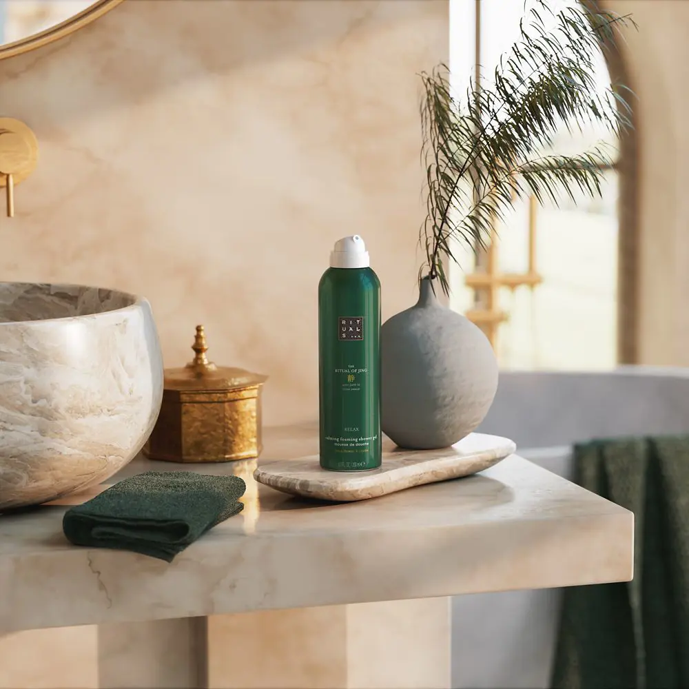 Гель для душа The ritual of jing calming foaming shower gel Rituals, 200 мл. — фото 4