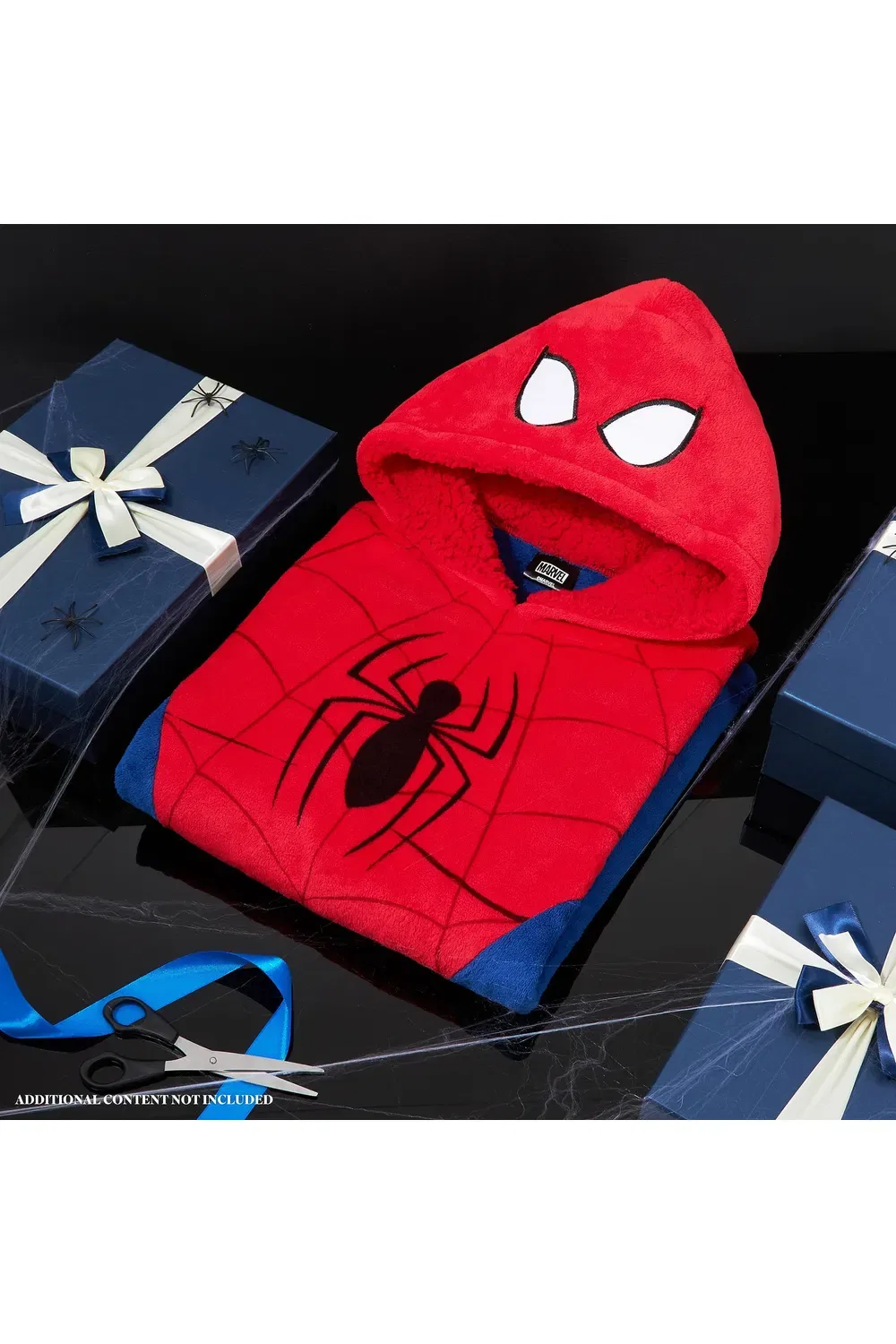 Худи-плед Spiderman Oversized Fleece Hoodie Marvel, мультиколор — фото 2