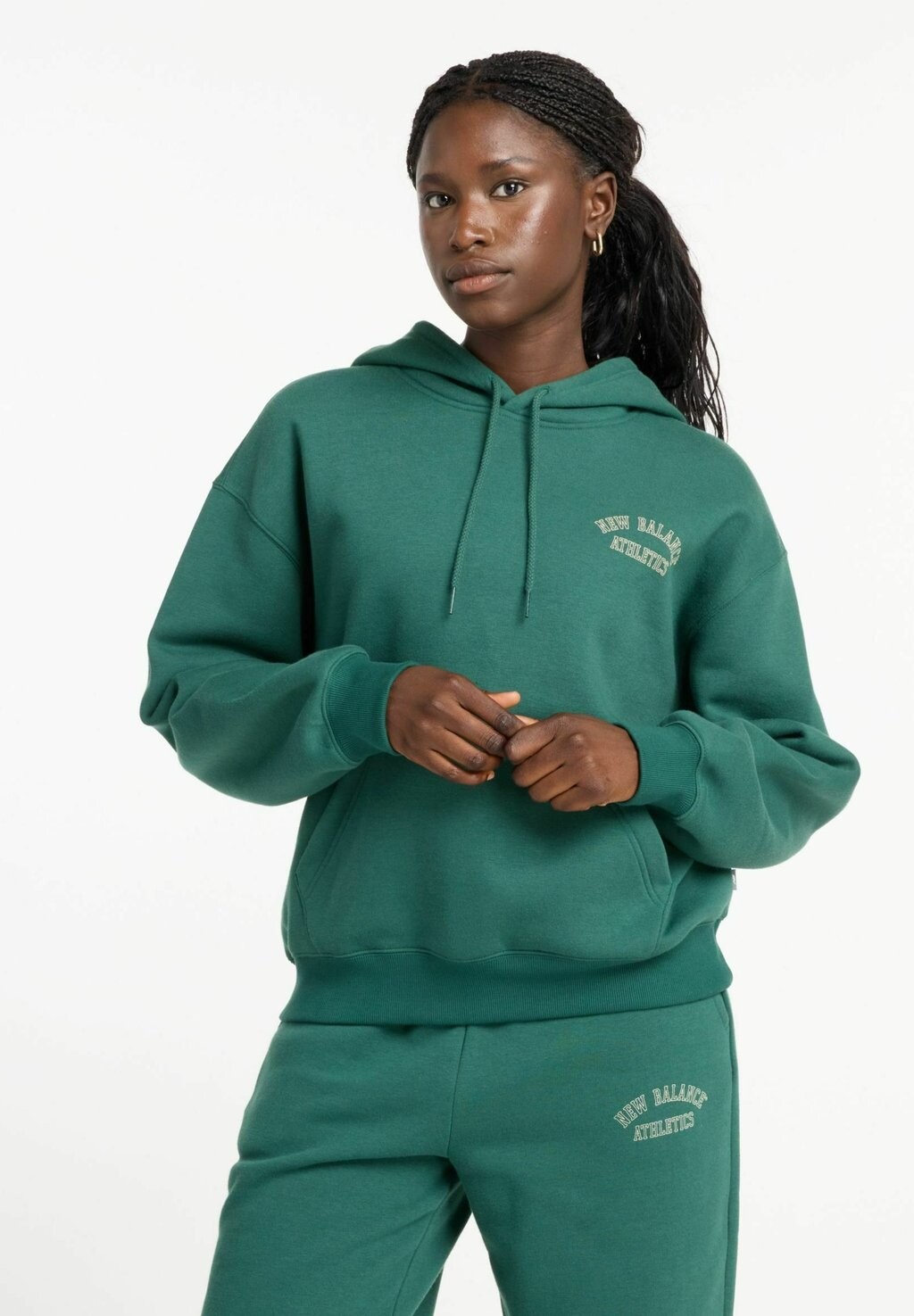 

Толстовка GRAPHIC HOODIE New Balance, зеленый