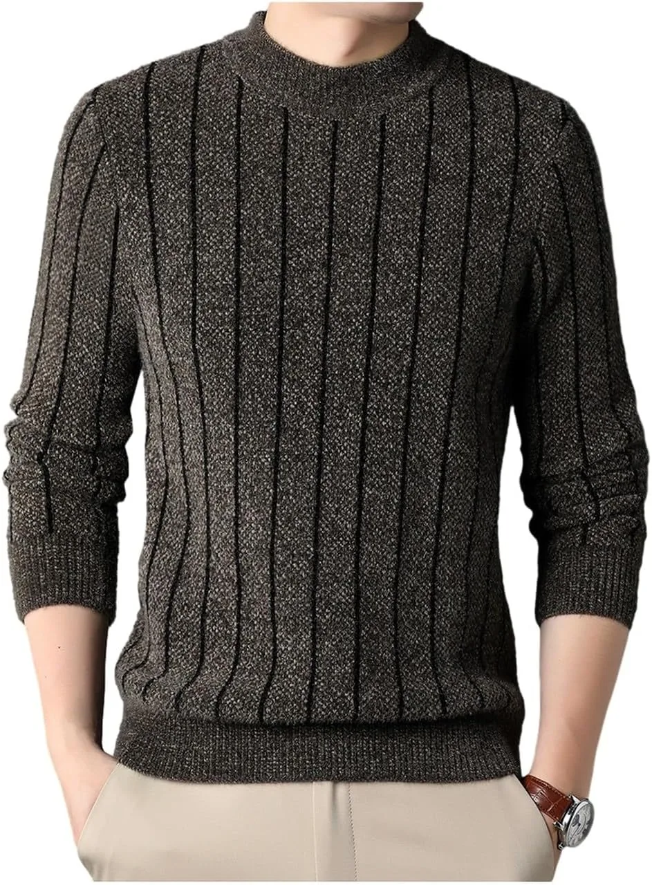 

Мужской свитер SWEPER — теплый вязаный пуловер для осени и зимы