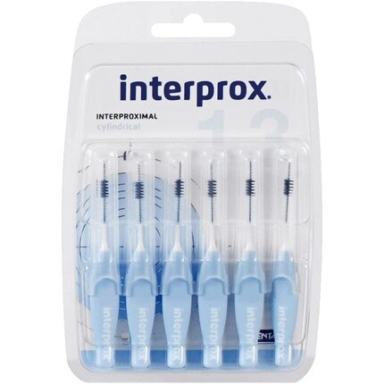 

Щетка межзубная цилиндрическая синяя, 6 шт., Interprox