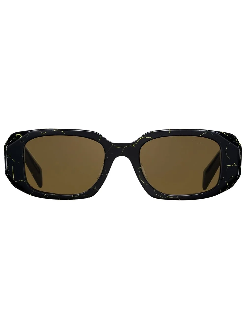 

Солнцезащитные очки Symbole в квадратной оправе Prada Eyewear, черный