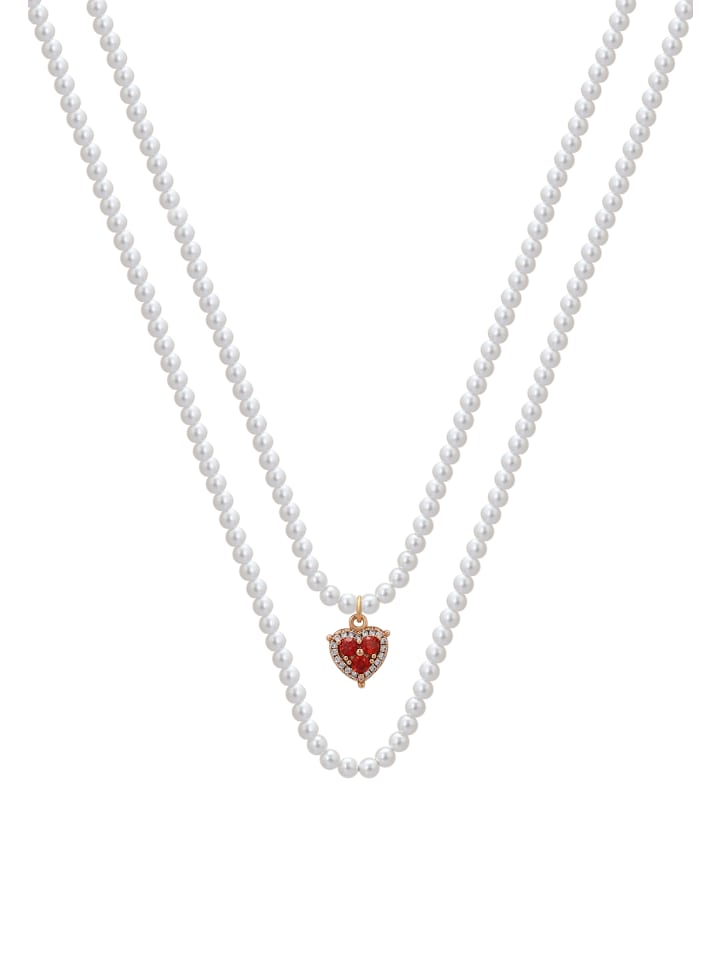 

Faina Женское подвесное колье из розового золота белого цвета