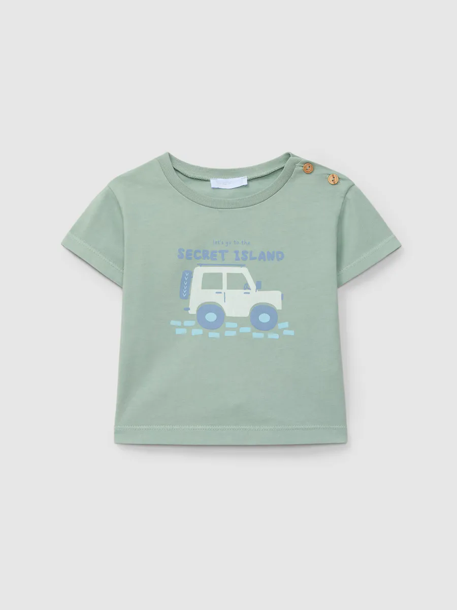 

Детская футболка Secret Island Jeep Laranjinha, зеленый