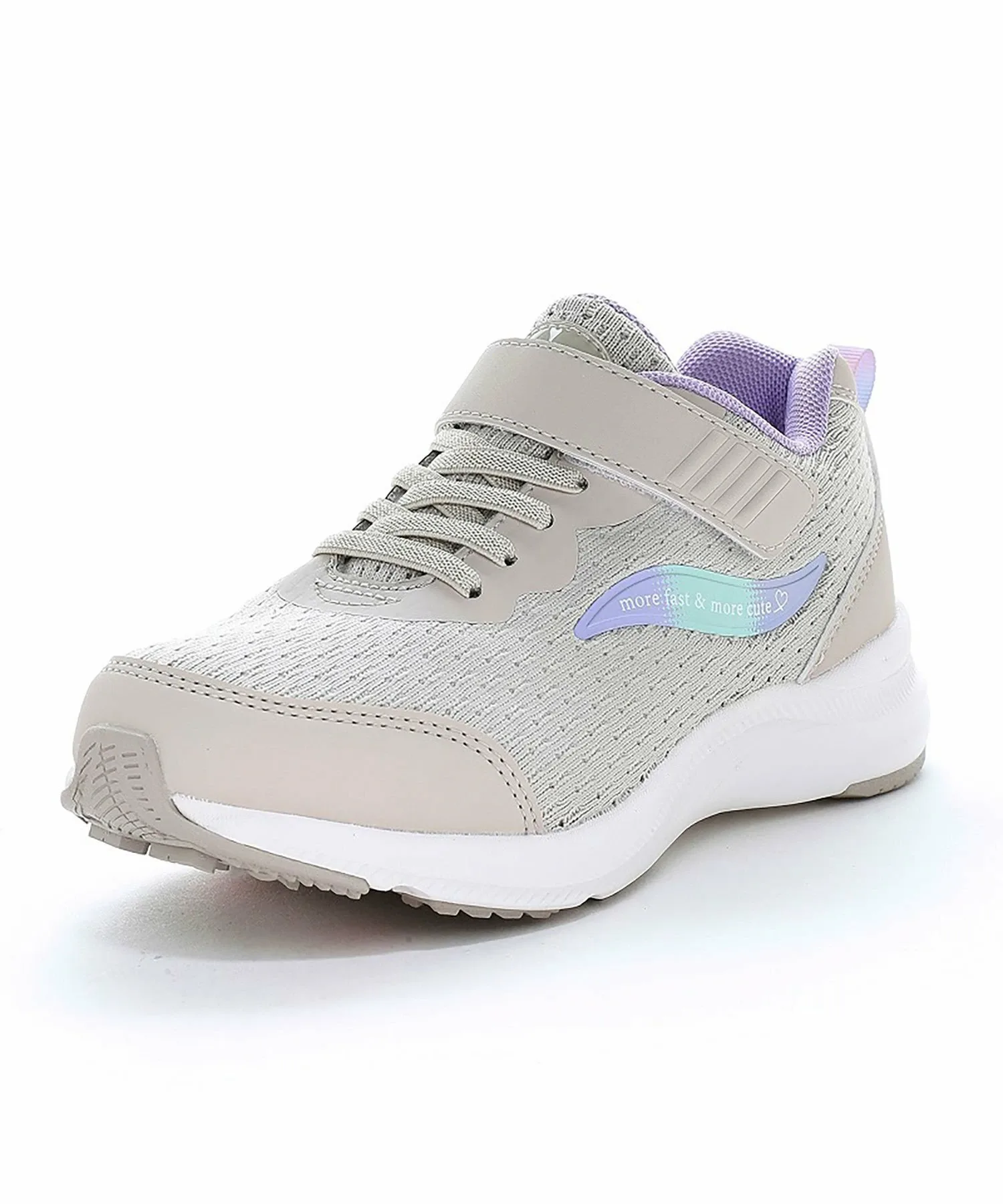 Детские кроссовки MoonStar LV 1257 бежевого цвета для девочек Superstar, beige