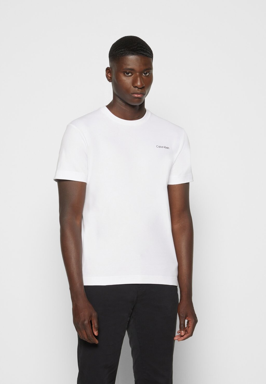 Базовая футболка Micro Logo Calvin Klein, цвет bright white — фото 3