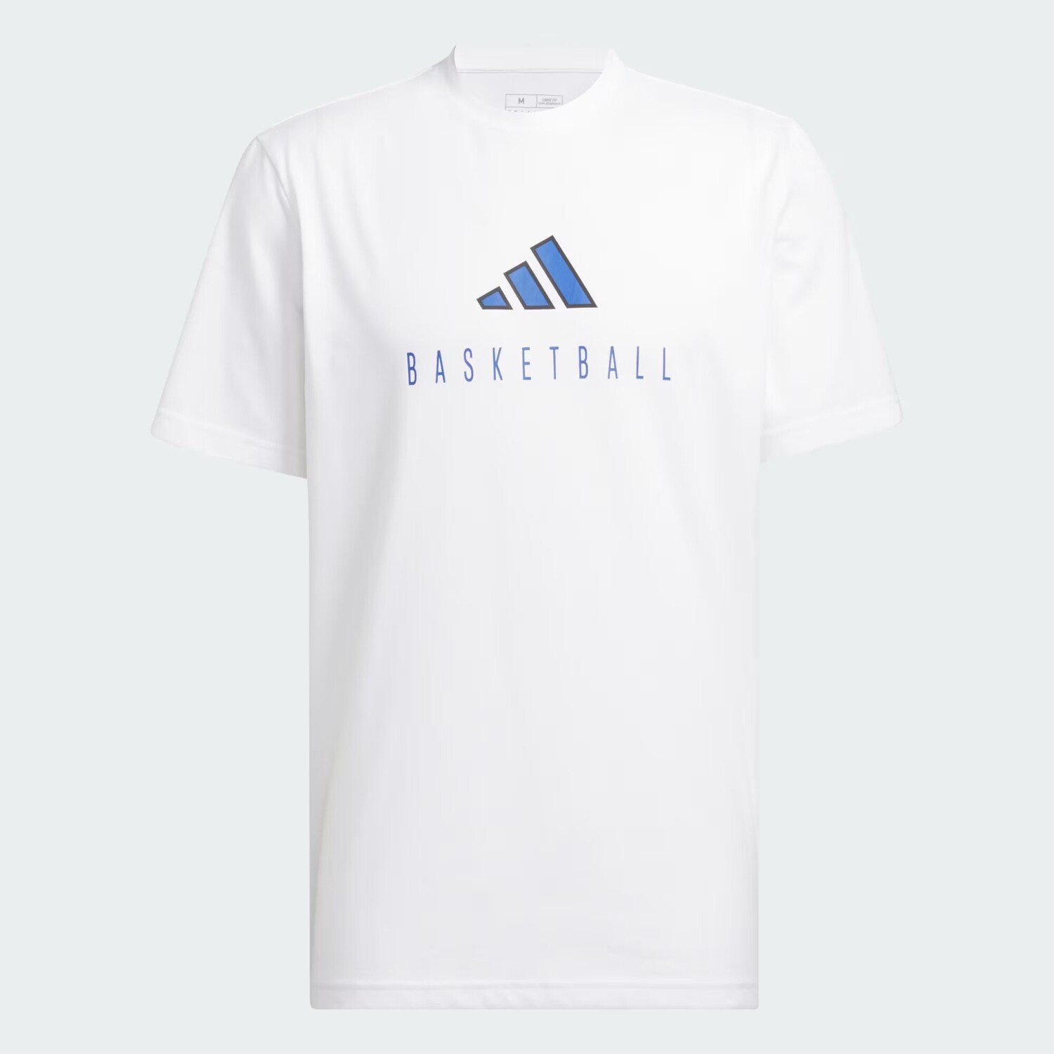 Футболка с логотипом Worldwide Hoops и графическим рисунком Adidas, цвет White — фото 4