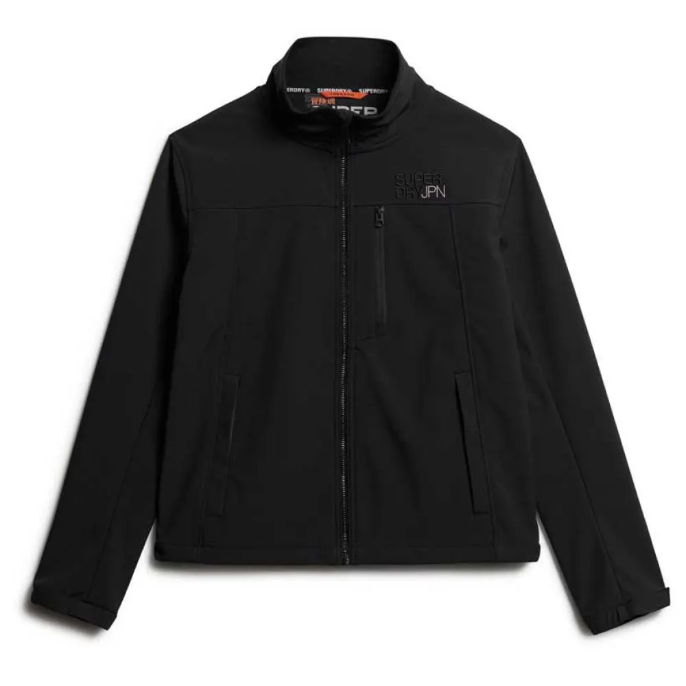 

Куртка Superdry Softshell Trekker Track, черный