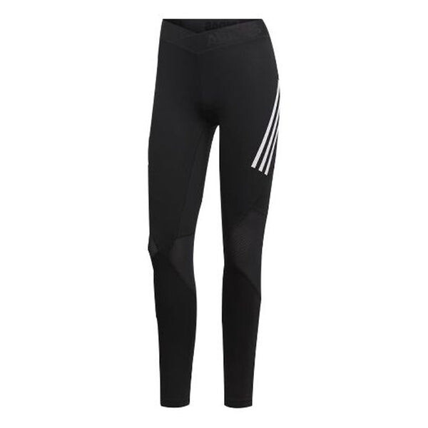 

Леггинсы alphaskin sport 3 полоски длинные колготки Adidas, черный
