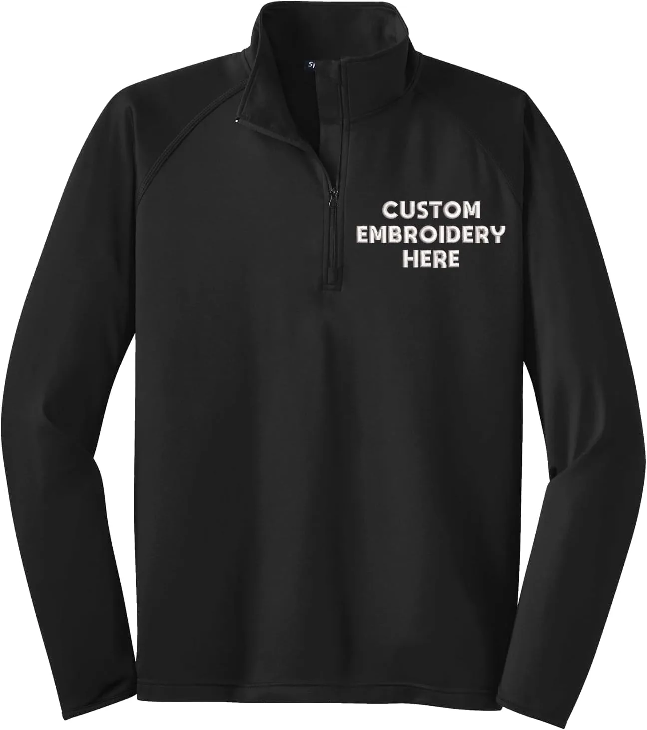 

Кастомизированный свитшот Quarter Zip с вышивкой, Long Sleeve LOGO IMPRESSION