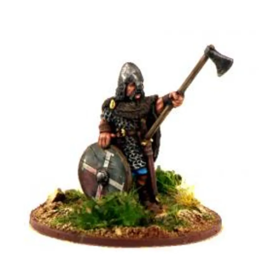 

Скандинавский гэльский военачальник с топором, Gripping Beast Miniatures - Viking Age (28mm)