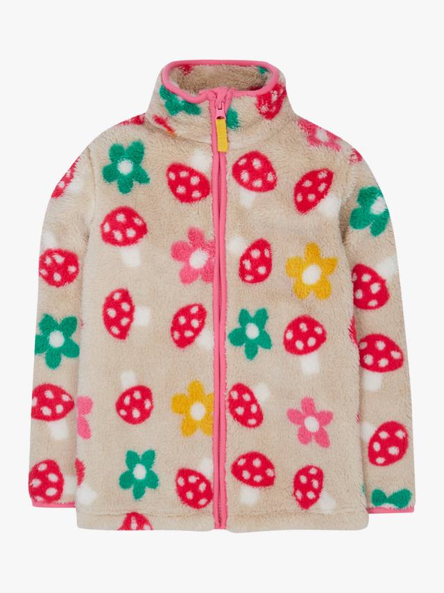 

Детская куртка Ted Fleece на молнии Frugi, Mushroom Field