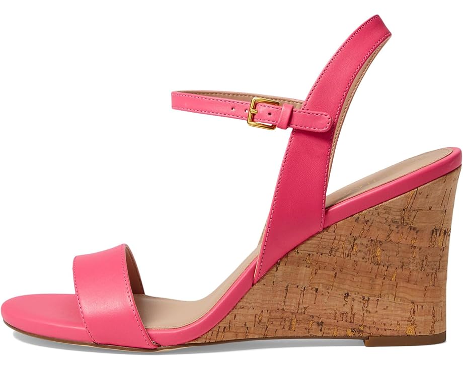 Туфли Cole Haan Josie Wedge Sandals, цвет Camelia Rose Leather/Cork — фото 4