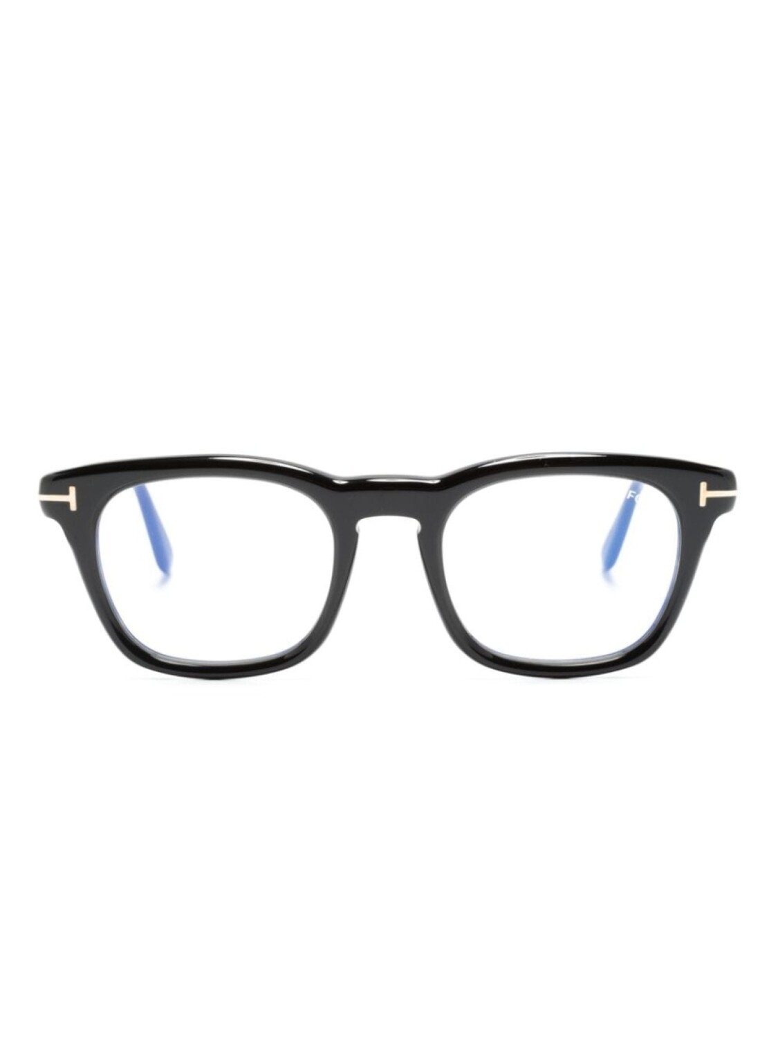

TOM FORD Eyewear очки в квадратной оправе с логотипом, черный