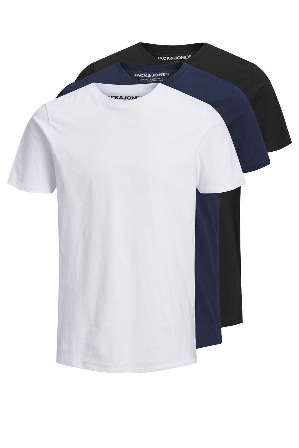 

Футболки с круглым вырезом 3 пары Jack & Jones, черный