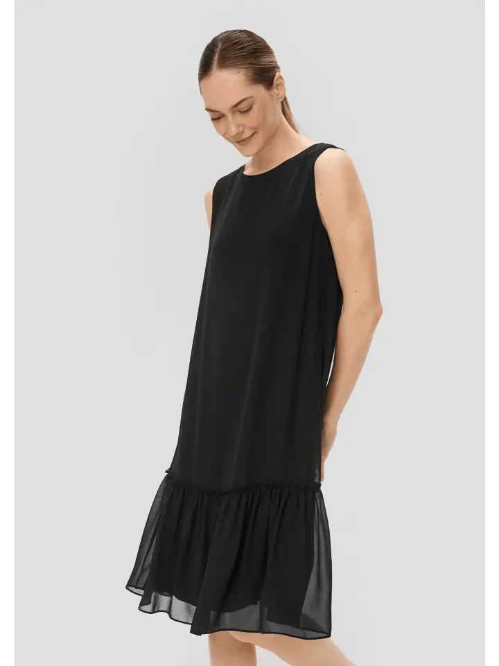 

Короткое платье sOliver BLACK LABEL kurz, черный