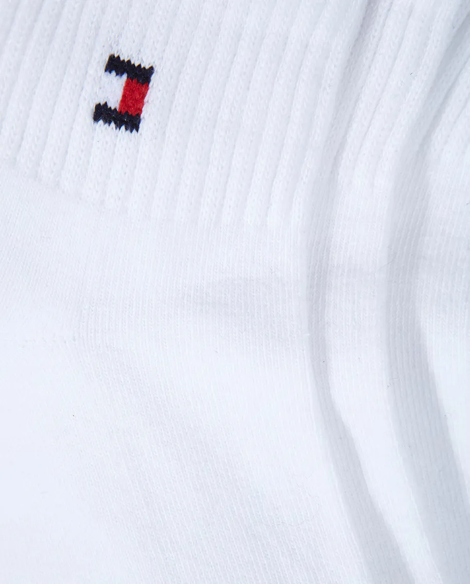Набор из двух пар мужских белых носков Tommy Hilfiger — фото 2