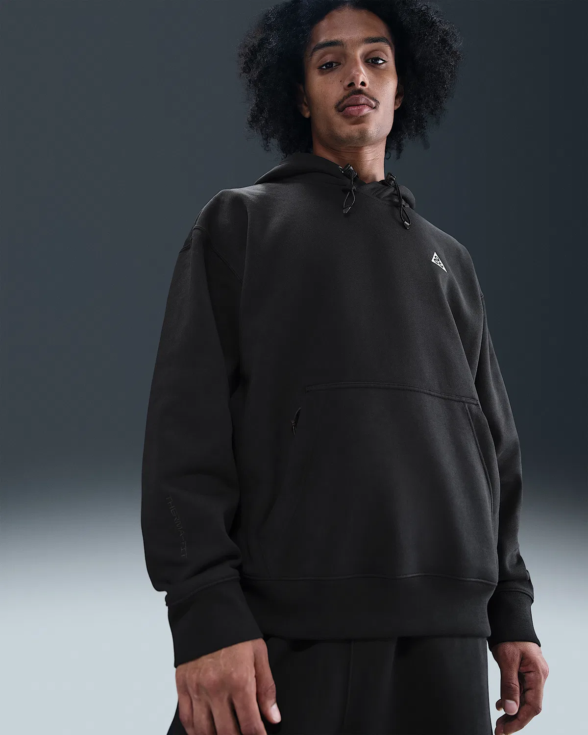 Пуловер худи Nike ACG "Tuff Fleece", Black/Anthracite/Summit White