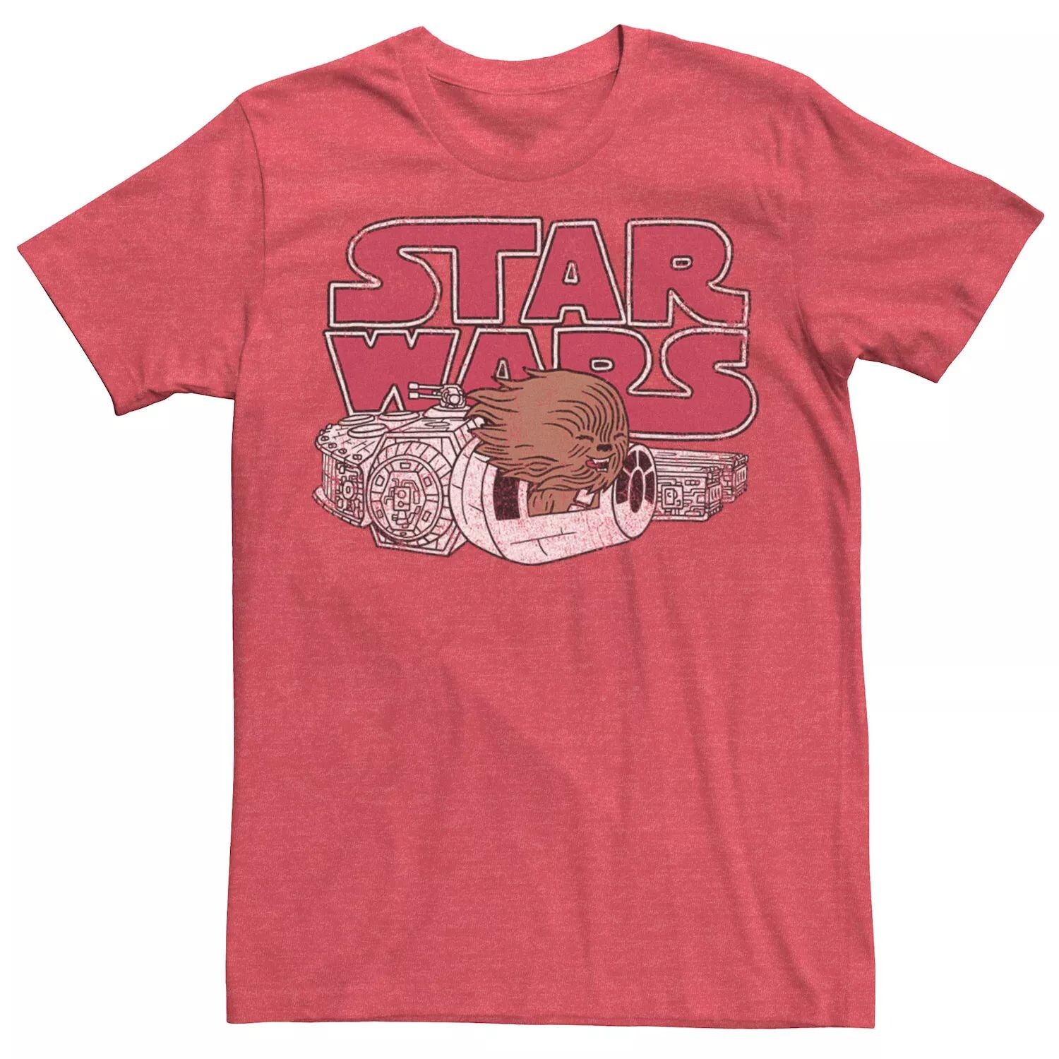 

Мужская футболка Chewbacca Falcon с милым логотипом Star Wars