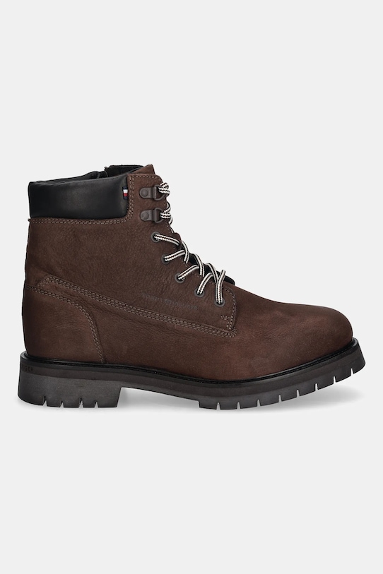 Высокие кожаные ботинки FLEX TH OUTDOOR W NBK BOOT Tommy Hilfiger, коричневый — фото 2