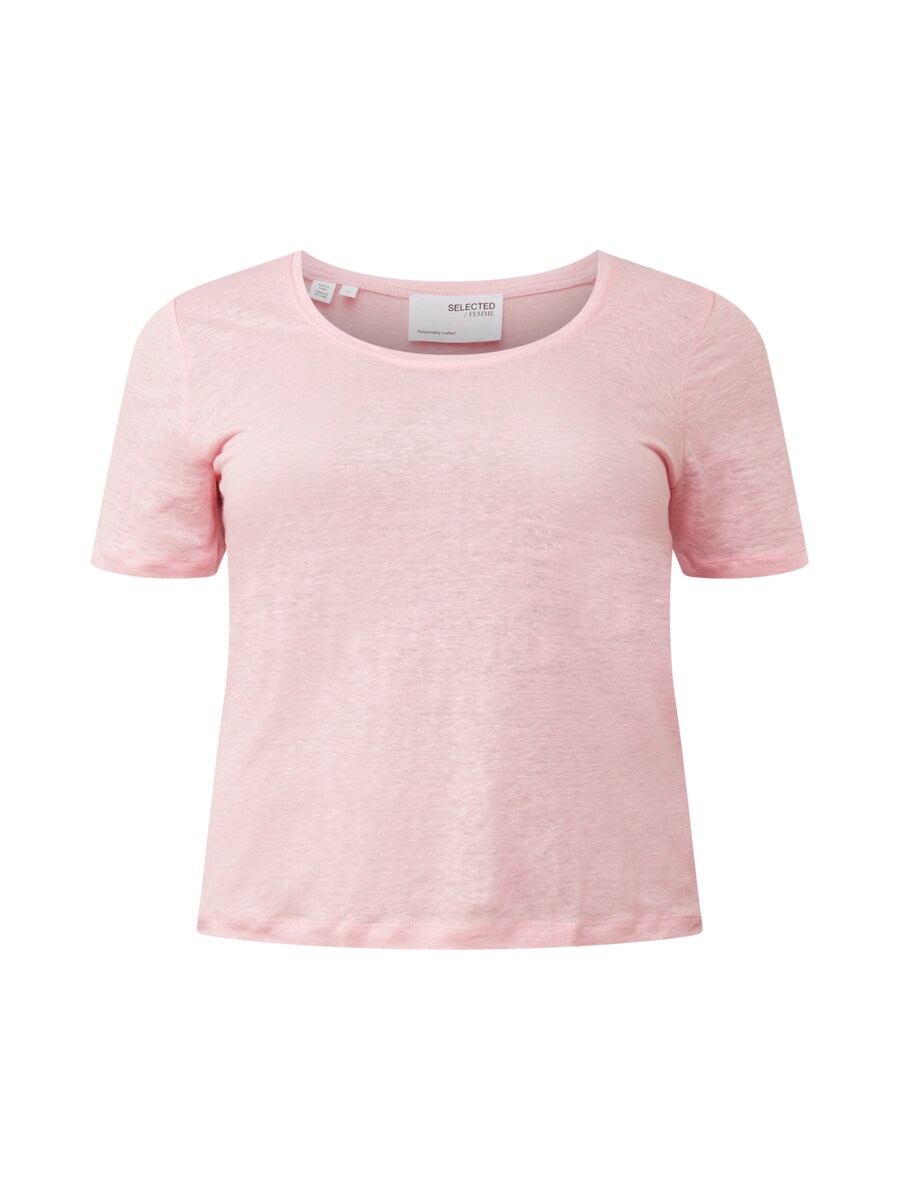 

Рубашка Selected Femme Curve Linda, светло-розовый