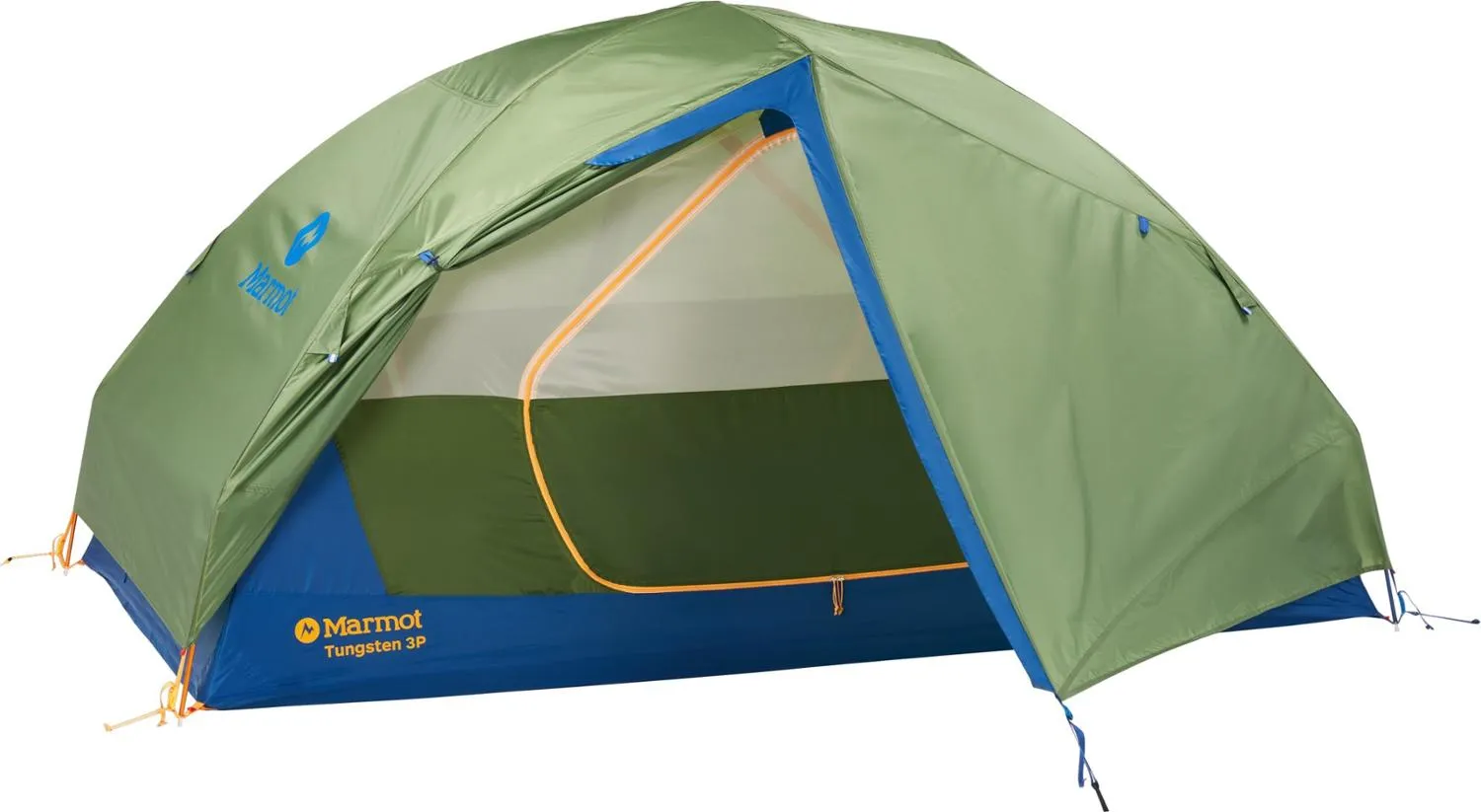 

Тентовая палатка Tungsten 3P с дном Marmot, Foliage/Dark Azure