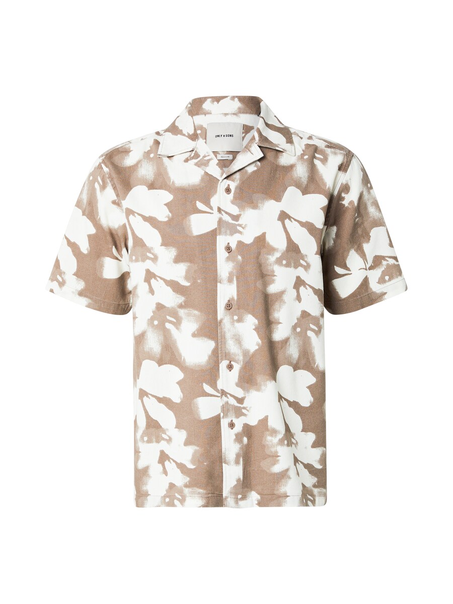 

Рубашка на пуговицах классического кроя Only & Sons ONSSCAN, коричневый