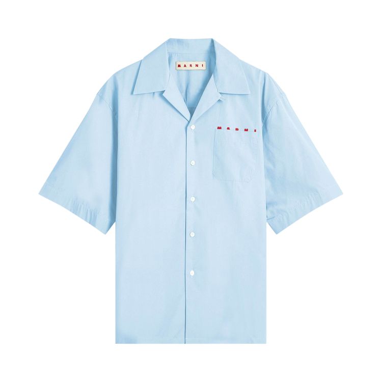 

Рубашка Marni Short-Sleeve Shirt 'Arbutus', синий
