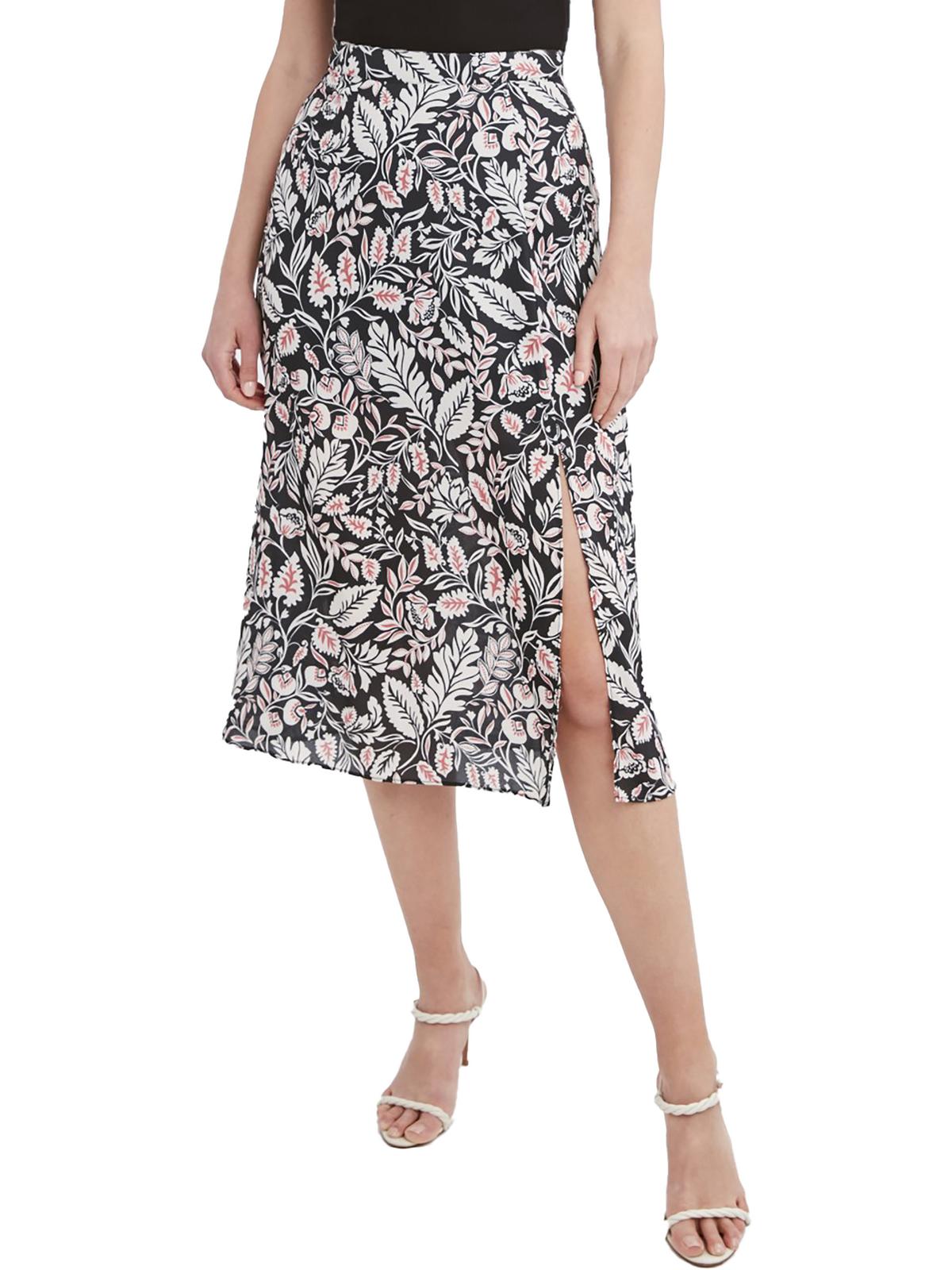 

Женская юбка миди с цветочным принтом А-силуэта BCBGMAXAZRIA, цвет floral