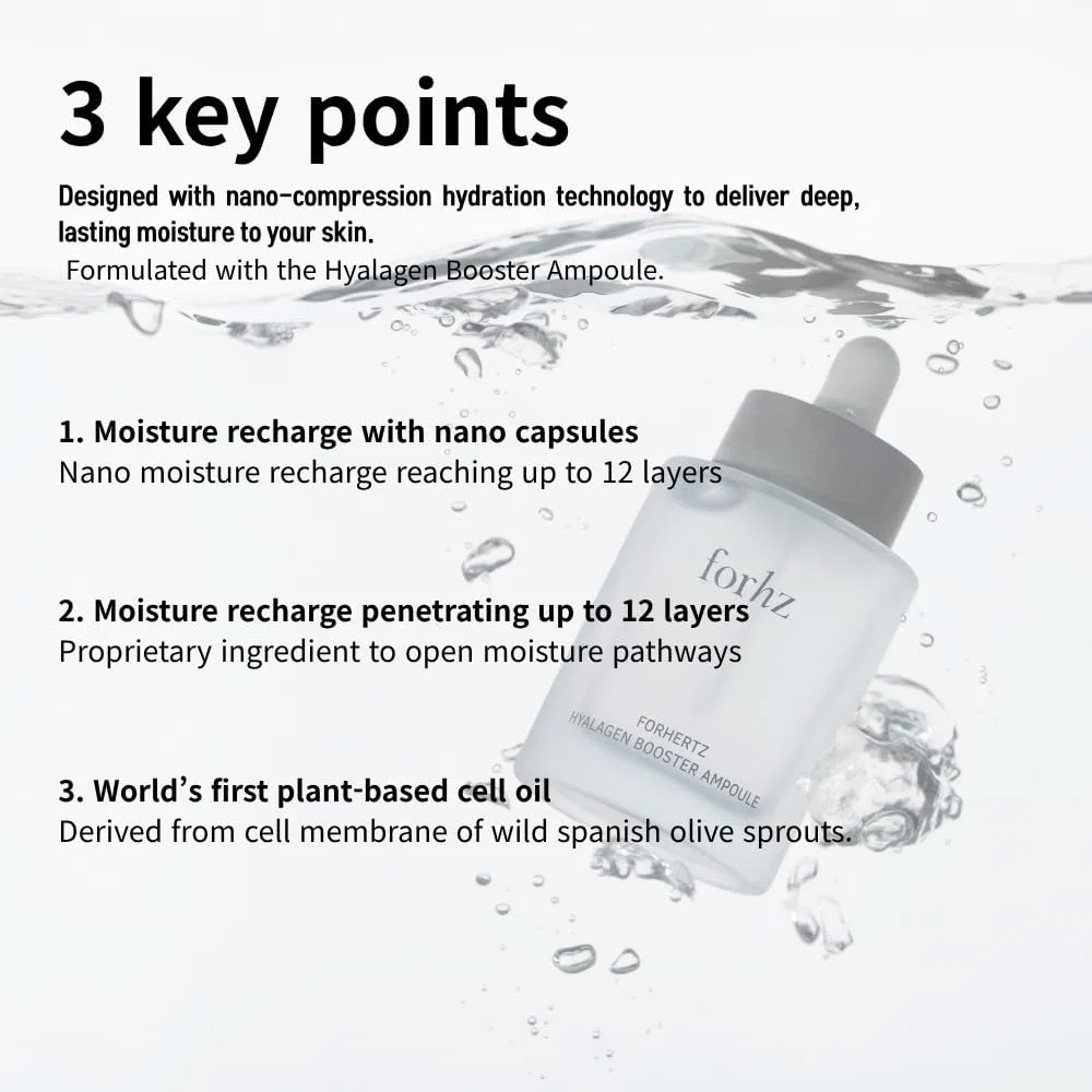 Бустер Forhz — С гиалуроновой кислотой и коллагеном Forhertz Hyalagen Booster Ampoule, 30 мл — фото 2