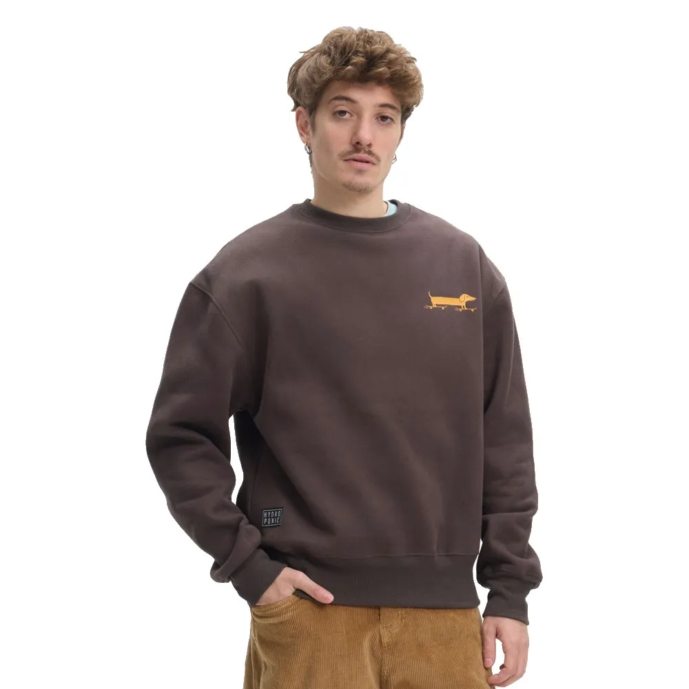 

Толстовка Hydroponic Dachshund, коричневый