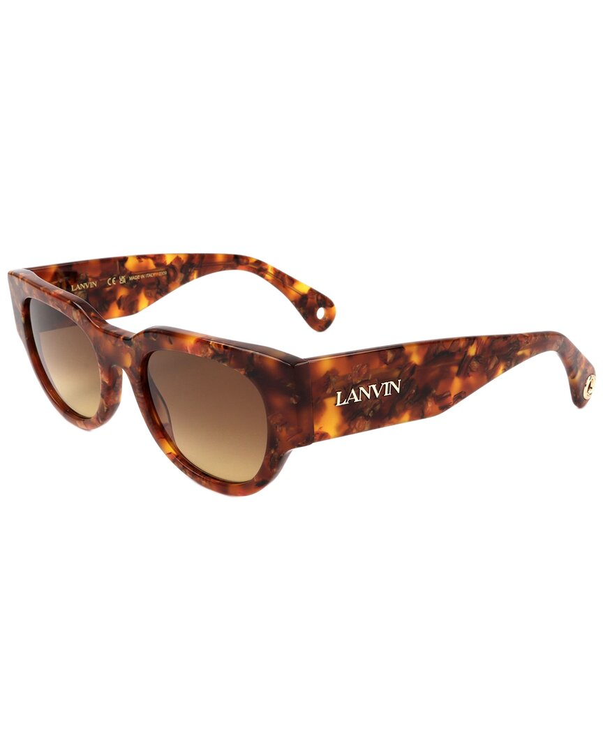 

LANVIN женские солнцезащитные очки LVN670S 51 мм, цвет amber tortoise
