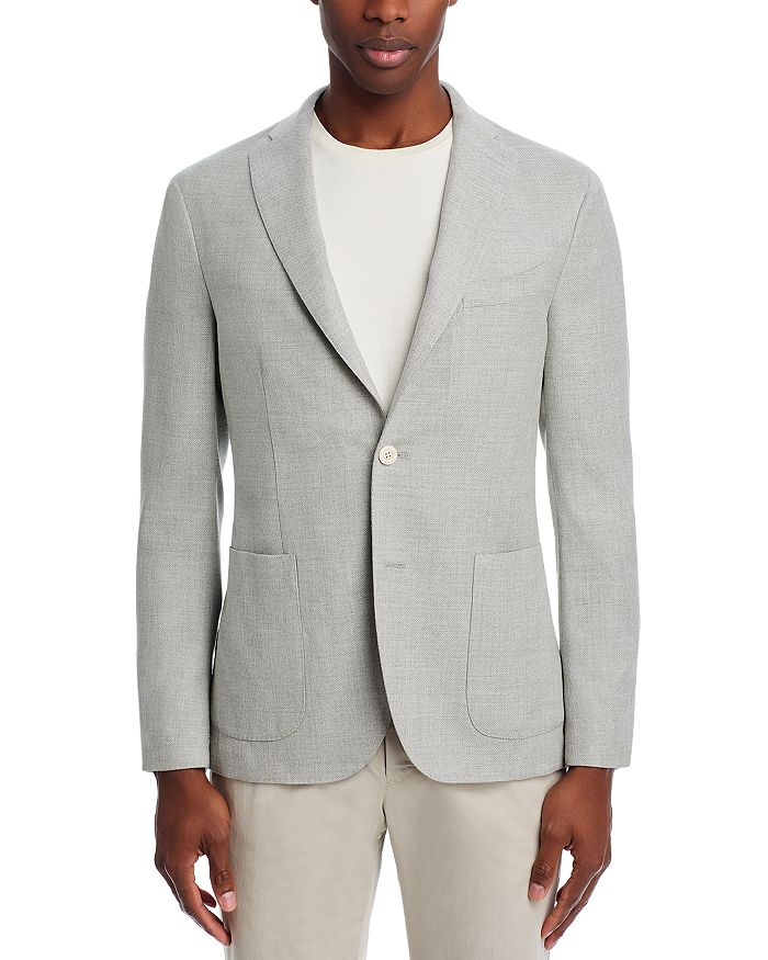 

Куртка-меланжевый рюкзак Slim Fit K Boglioli, серый
