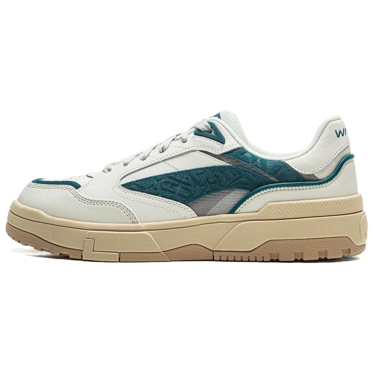 

Волна LOW, износостойкие низкие кроссовки для скейтбординга мужские LINING, белый