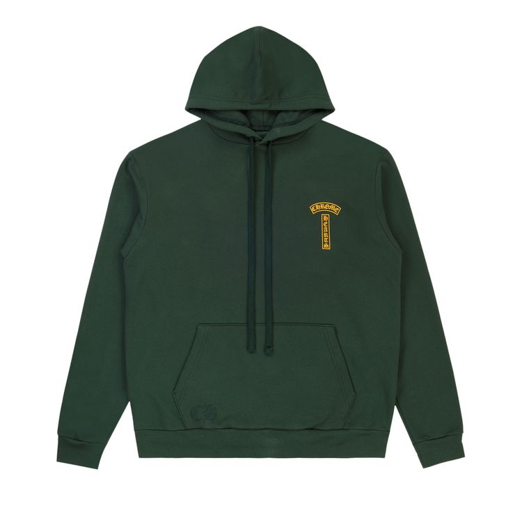

Толстовка Chrome Hearts T Bar Sweatshirt 'Green/Gold', зеленый