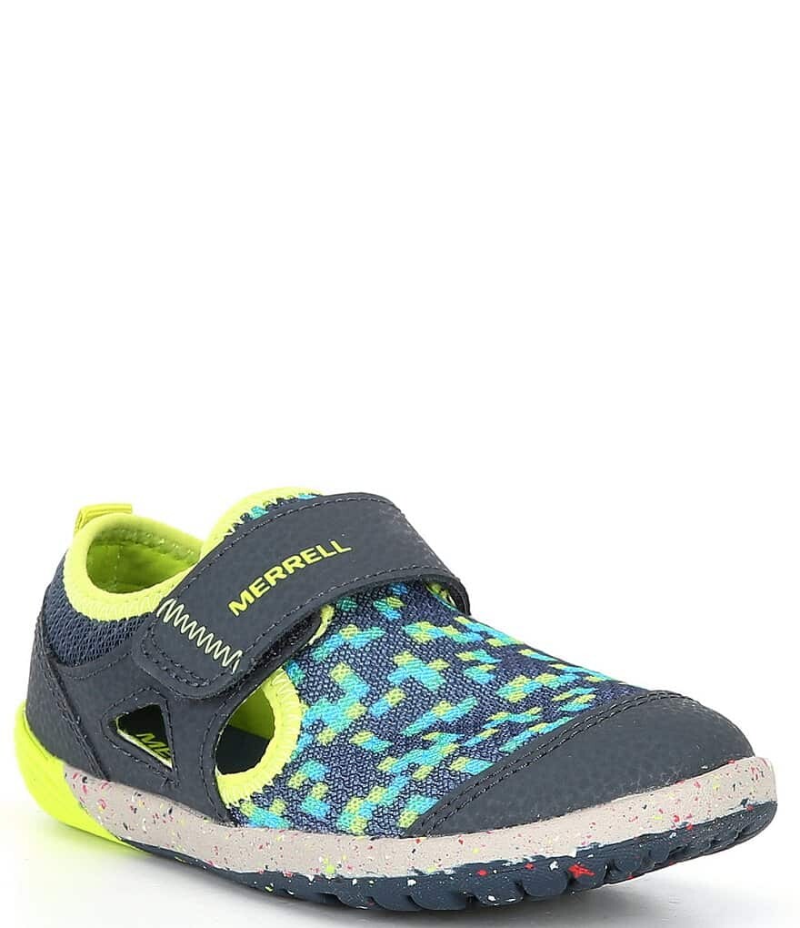 

Кроссовки Merrell Boys' Bare Steps H20 (для младенцев), синий