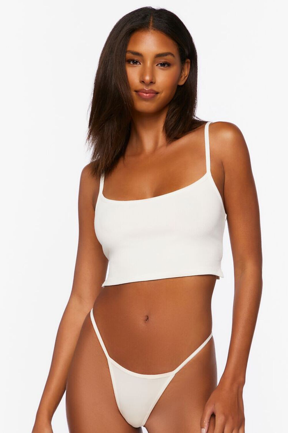 

Трусики-стринги со стрингами Forever 21, бежевый