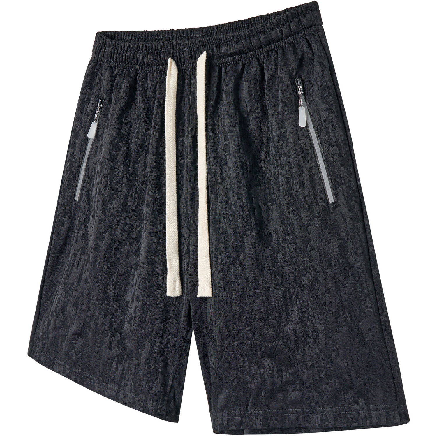 

Bienkimiiye Повседневные шорты унисекс, цвет black camouflage